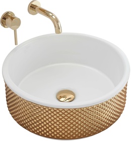 Златна мивка за баня Elinor